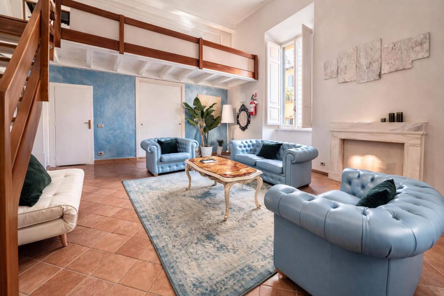 Pantheon Grand Loft, Spacious And Bright For 8 Via Dei Cestari — Photos 1